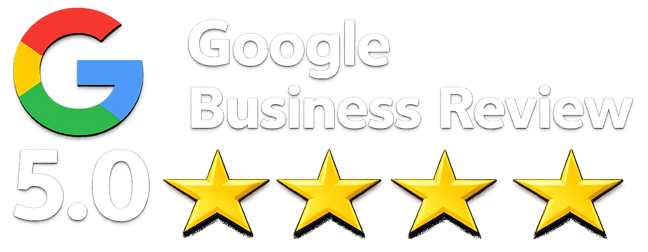 5-star Google Business Review badge